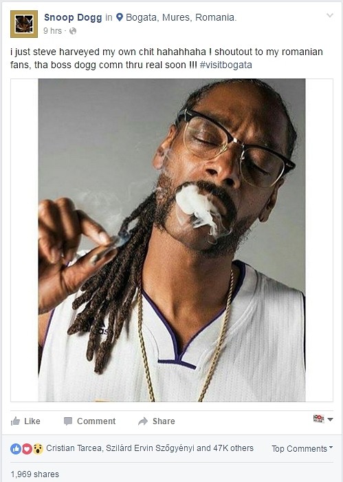Snoop Dogg facebook